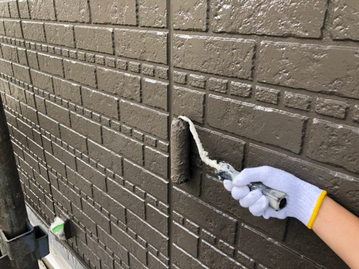 外壁塗装・上塗り