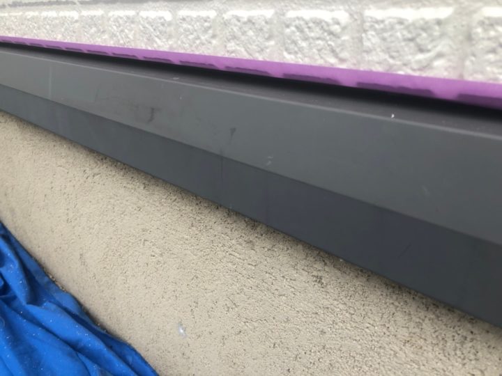 付帯部塗装・水切り施工前