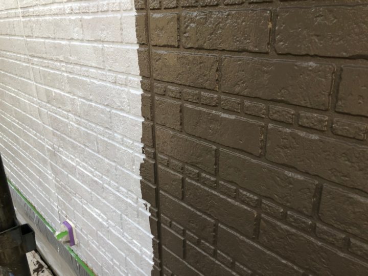 外壁塗装・中塗り