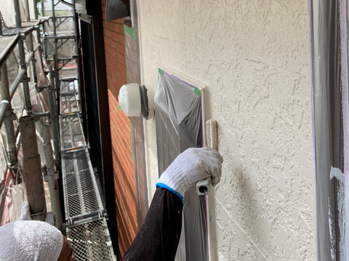 外壁上塗り