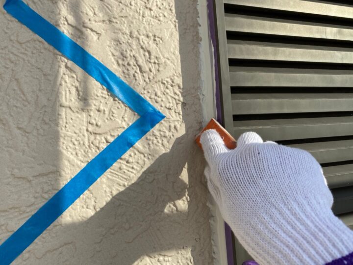 ヘラ押さえ仕上げ