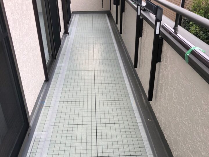 通気緩衝シート取付け