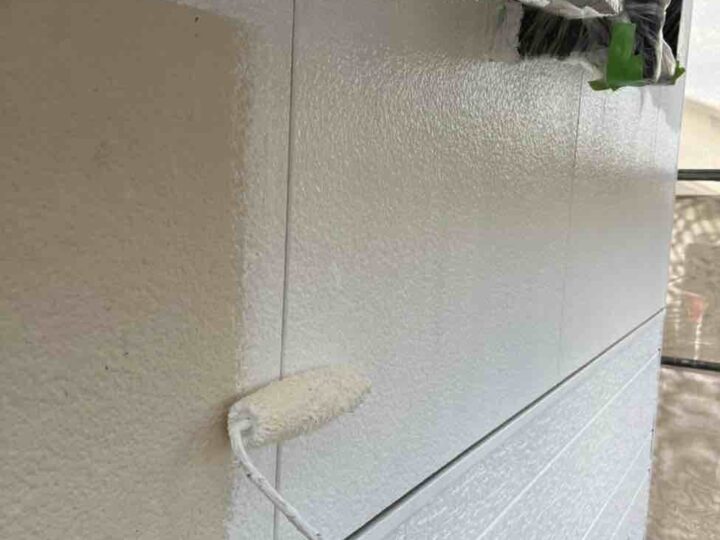 外壁 下塗り 状況