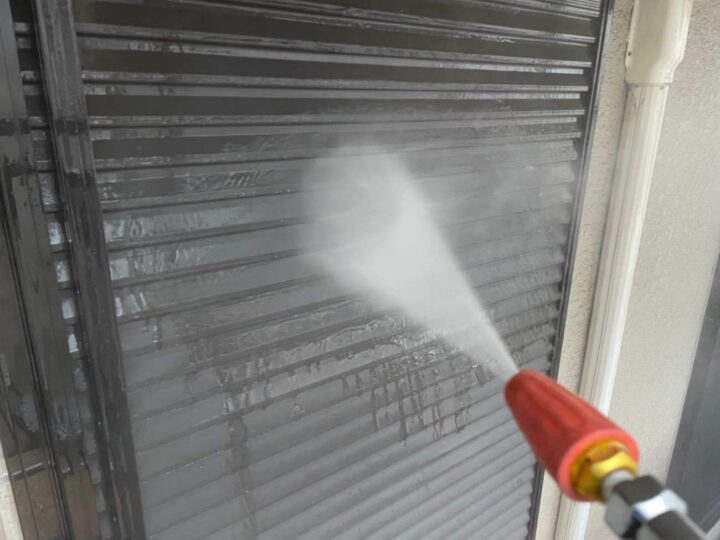 付帯部 高圧洗浄