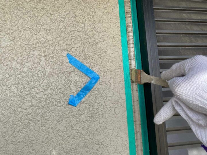 プライマー塗布・サッシシーリング