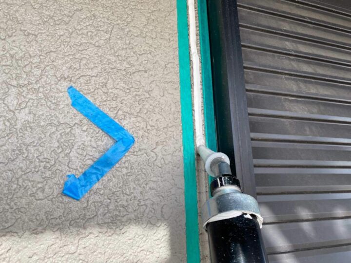 材料充填・サッシシーリング