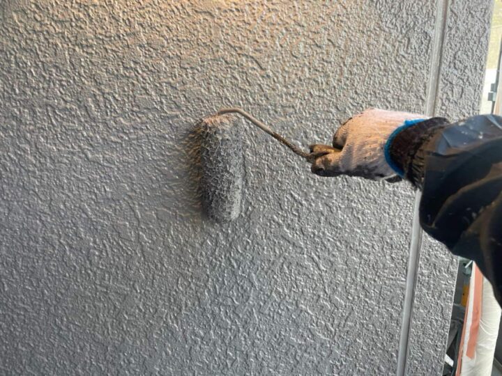 外壁塗装 上塗り