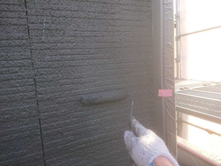 外壁塗装 上塗り