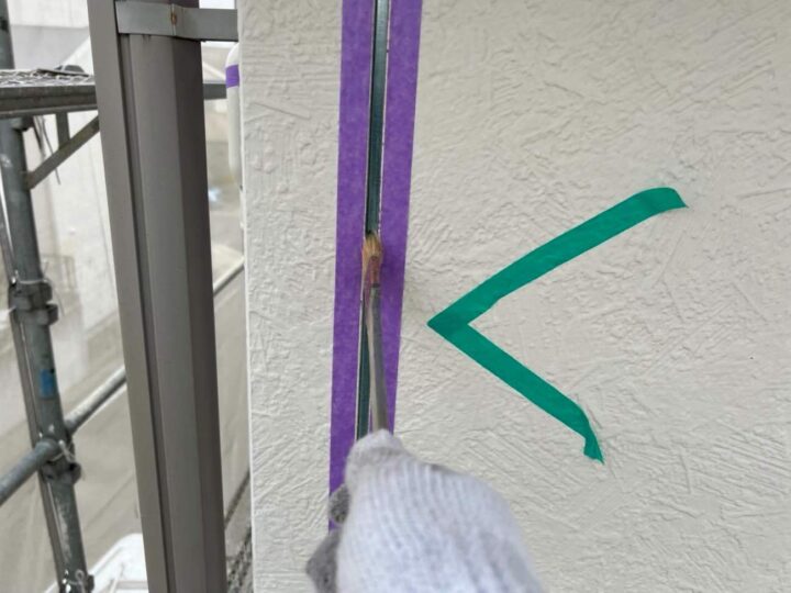 プライマー塗布(目地シーリング)