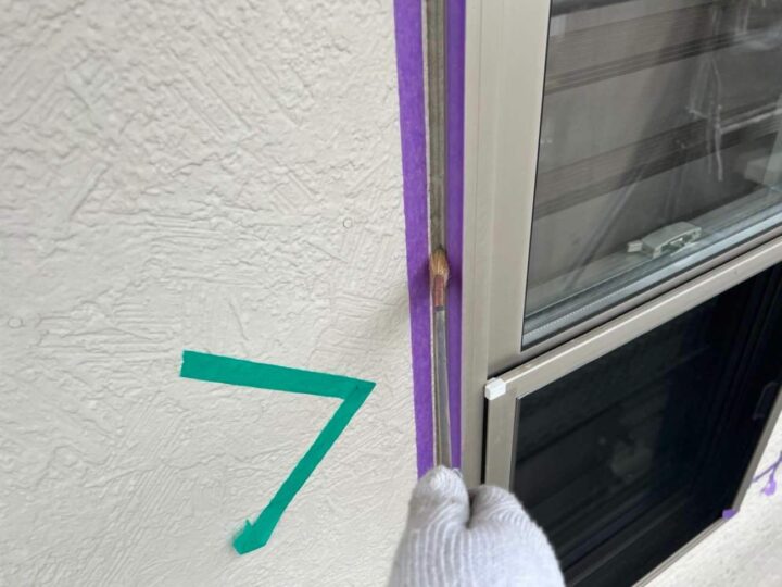 プライマー塗布(サッシシーリング)