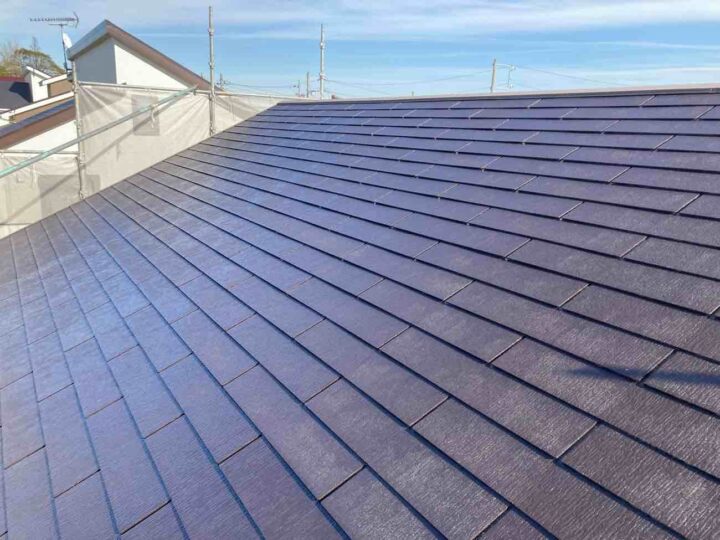 屋根塗装 下塗り完了