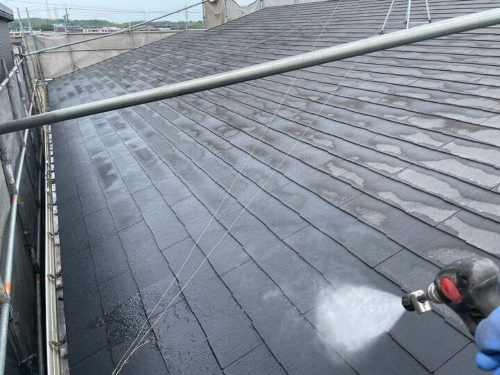 屋根塗装 高圧洗浄