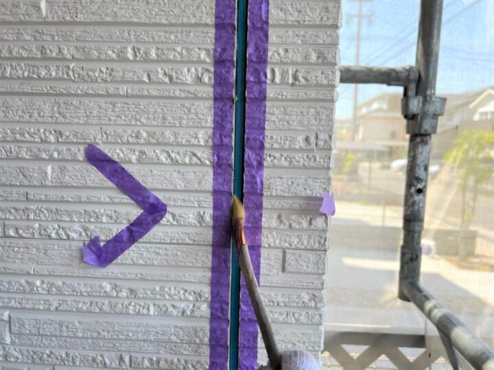 プライマー塗布(目地シーリング)
