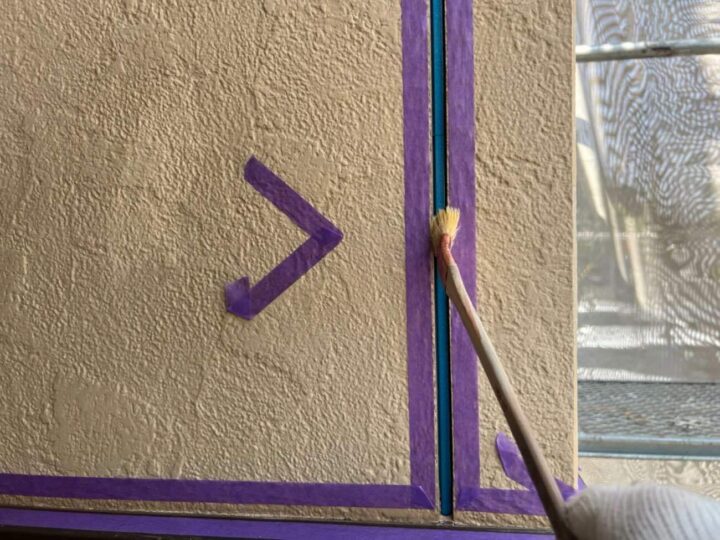 外壁 目地シーリング(プライマー塗布)