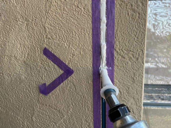 外壁 目地シーリング(材料充填)