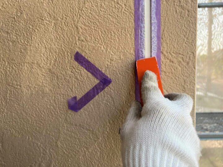 外壁 目地シーリング(ヘラ仕上げ)