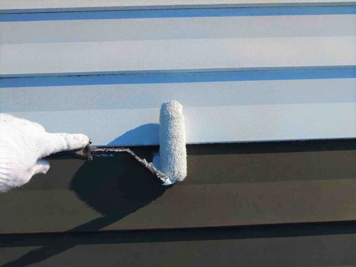 屋根塗装 下塗り 状況