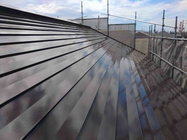 屋根塗装 上塗り 完了