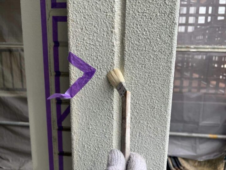 外壁 目地シーリング(プライマー塗布)