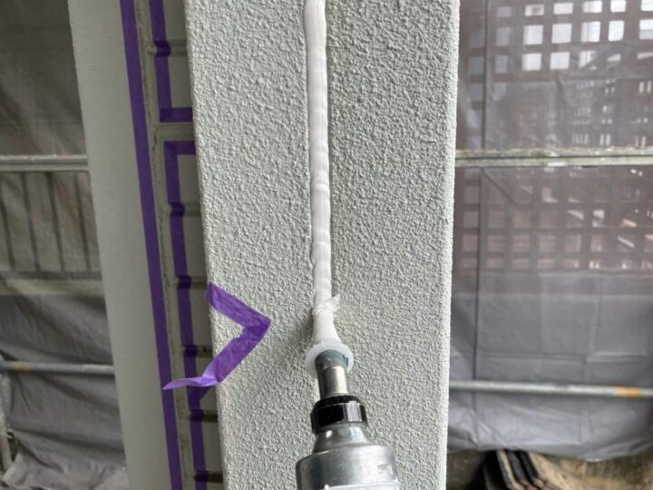 外壁 目地シーリング(材料充填)