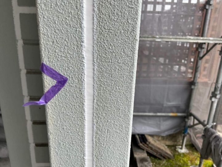 外壁 目地シーリング 施工後