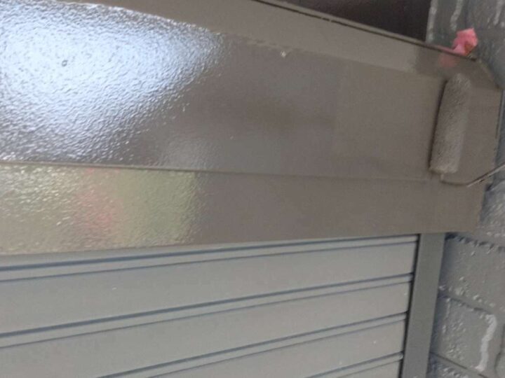 シャッターBOX 上塗り2回目