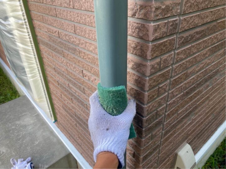 縦樋 ケレン作業