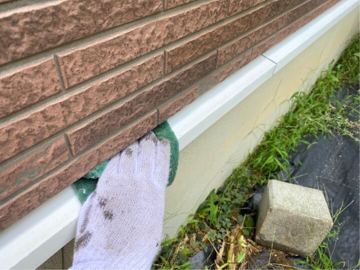 水切り ケレン作業