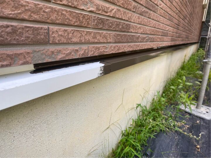 水切り 上塗り1回目