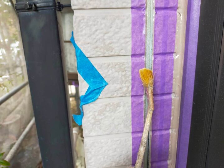 外壁 目地シーリング(プライマー塗布)