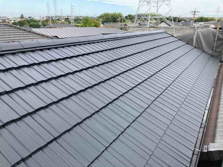 屋根塗装 上塗り 施工後