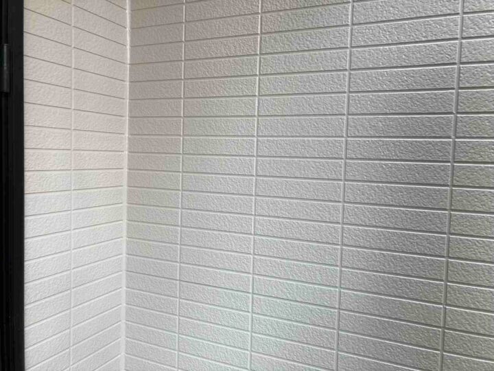 外壁塗装 上塗り 色替え施工後