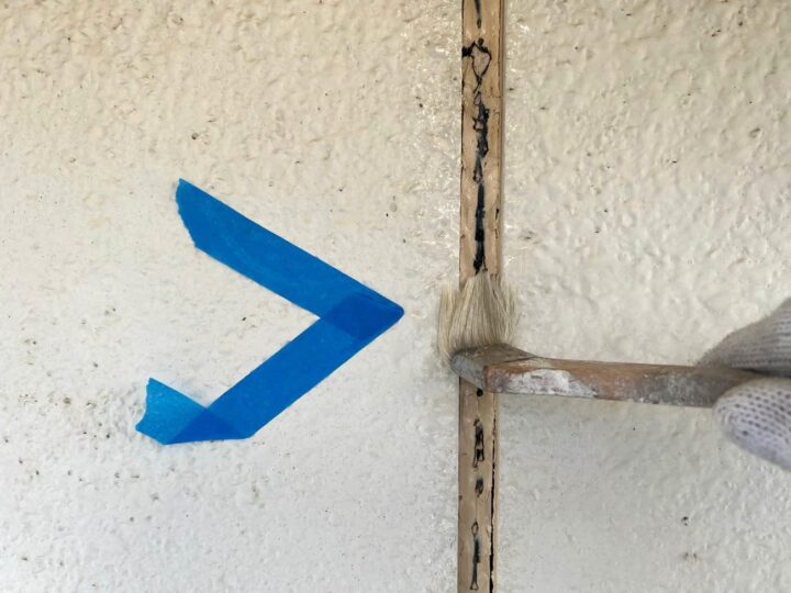 外壁 目地シーリング(プライマー塗布)