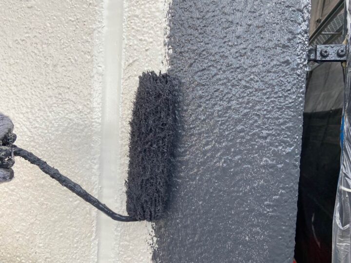 外壁塗装 中塗り