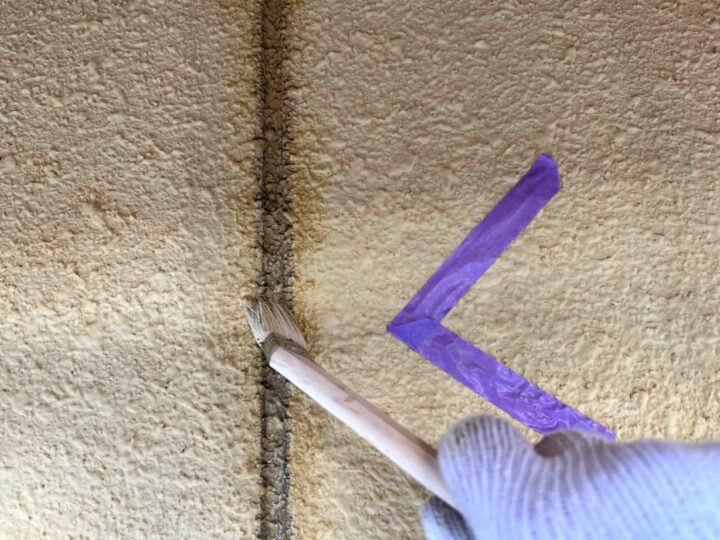 外壁 目地シーリング(プライマー塗布)