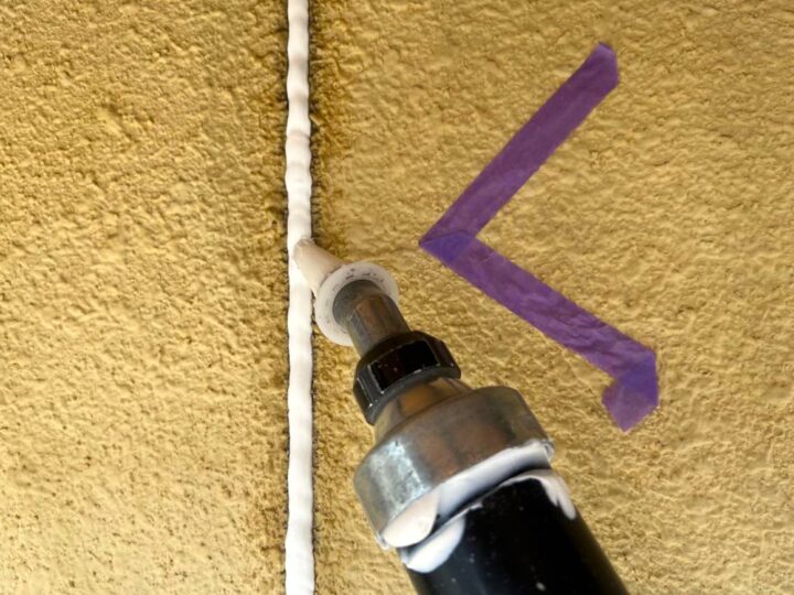 外壁 目地シーリング(材料充填)