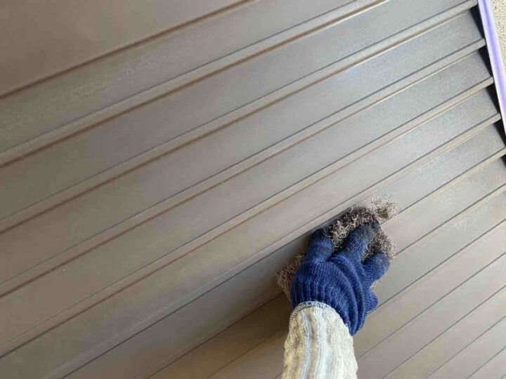 雨戸 ケレン作業