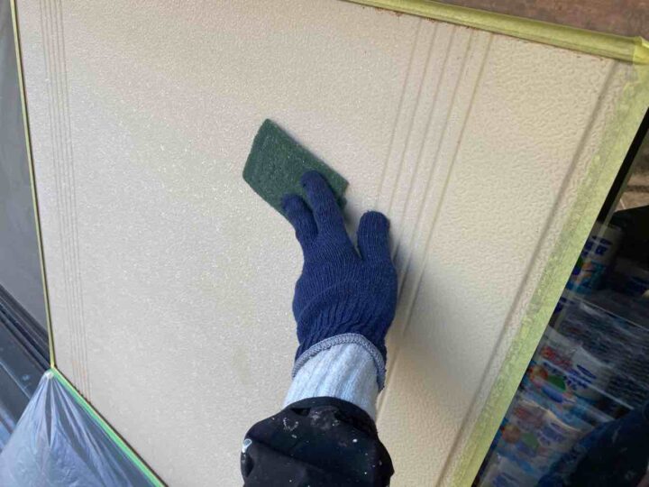 雨戸 ケレン作業