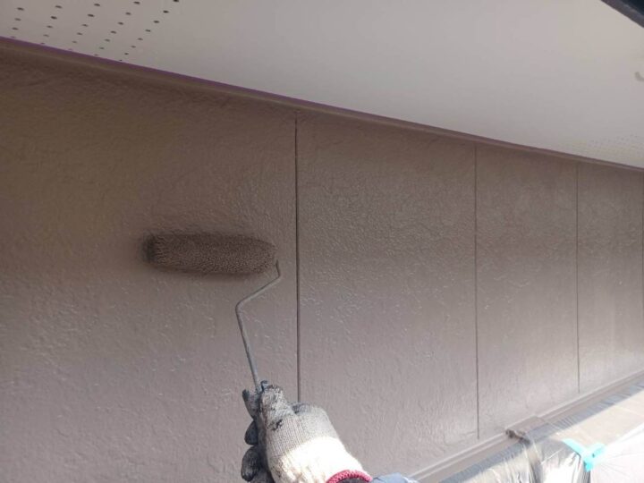 外壁塗装 上塗り