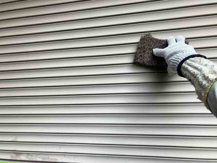 シャッター ケレン作業