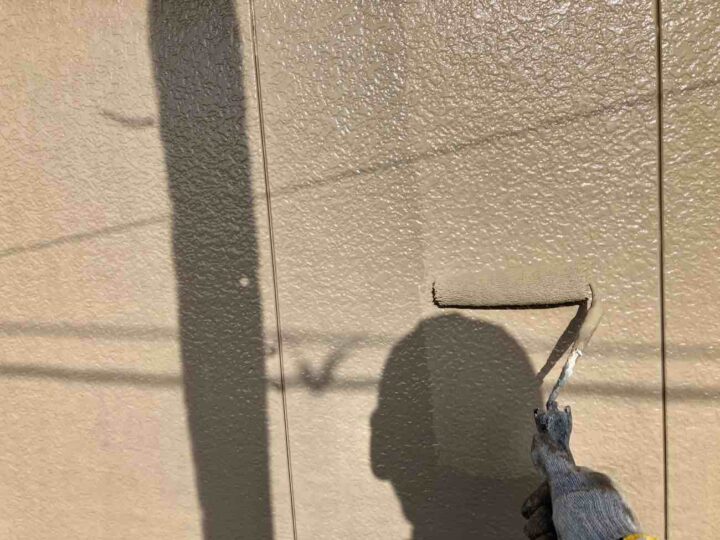 外壁塗装 上塗り