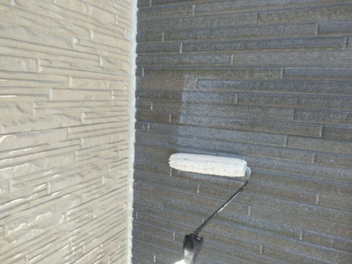 外壁塗装 南側下塗り