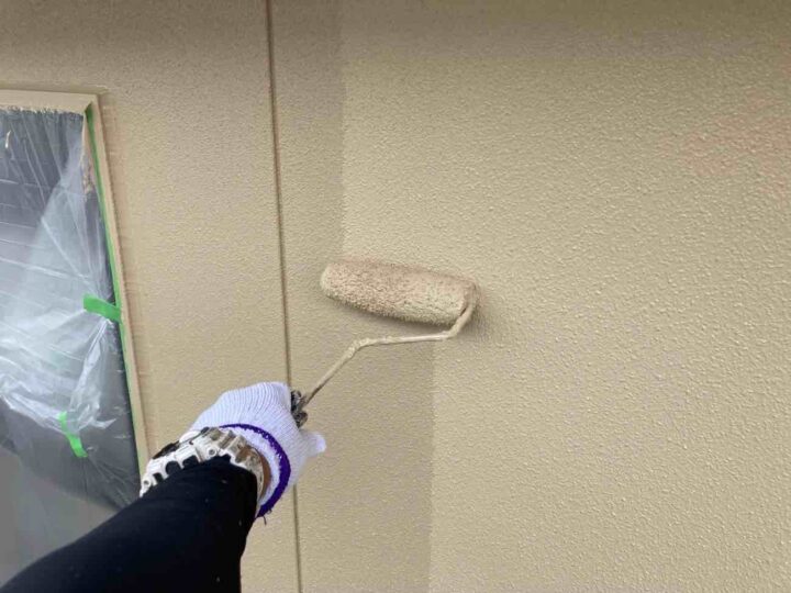 外壁塗装 上塗り