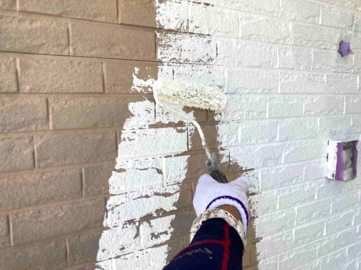 外壁塗装 色替え 下塗り