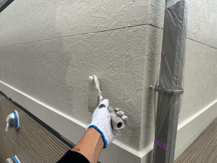 外壁塗装 上塗り