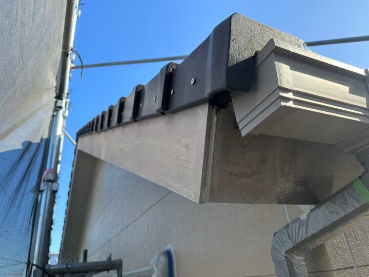 屋根 破風 施工前