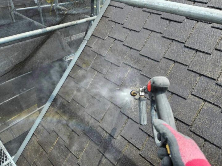 屋根塗装 高圧洗浄