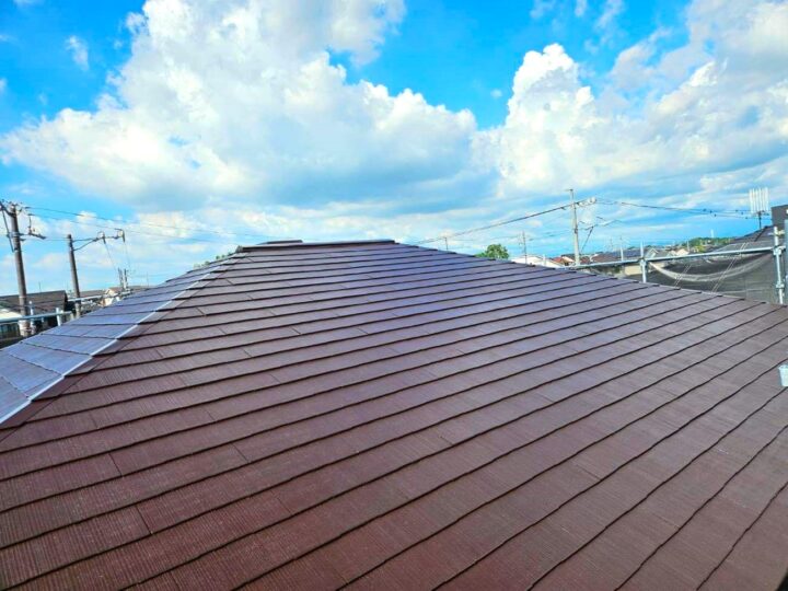 屋根塗装 施工後