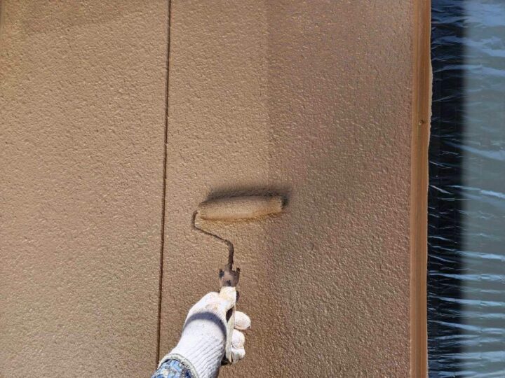 外壁塗装 上塗り