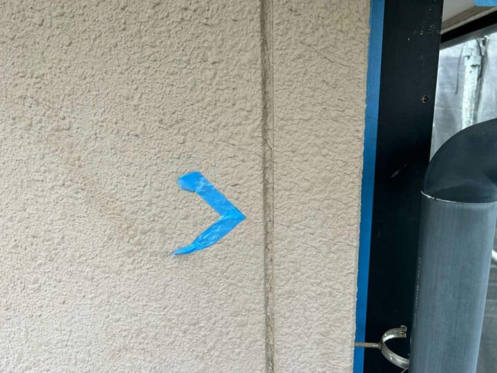 外壁 目地シーリング(施工前)